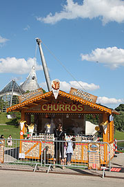 Churros - süßes Spritzgebäck bei Sommer in der Stadt im Olympiapark (©Foto: Marikka-Laila Maisel)